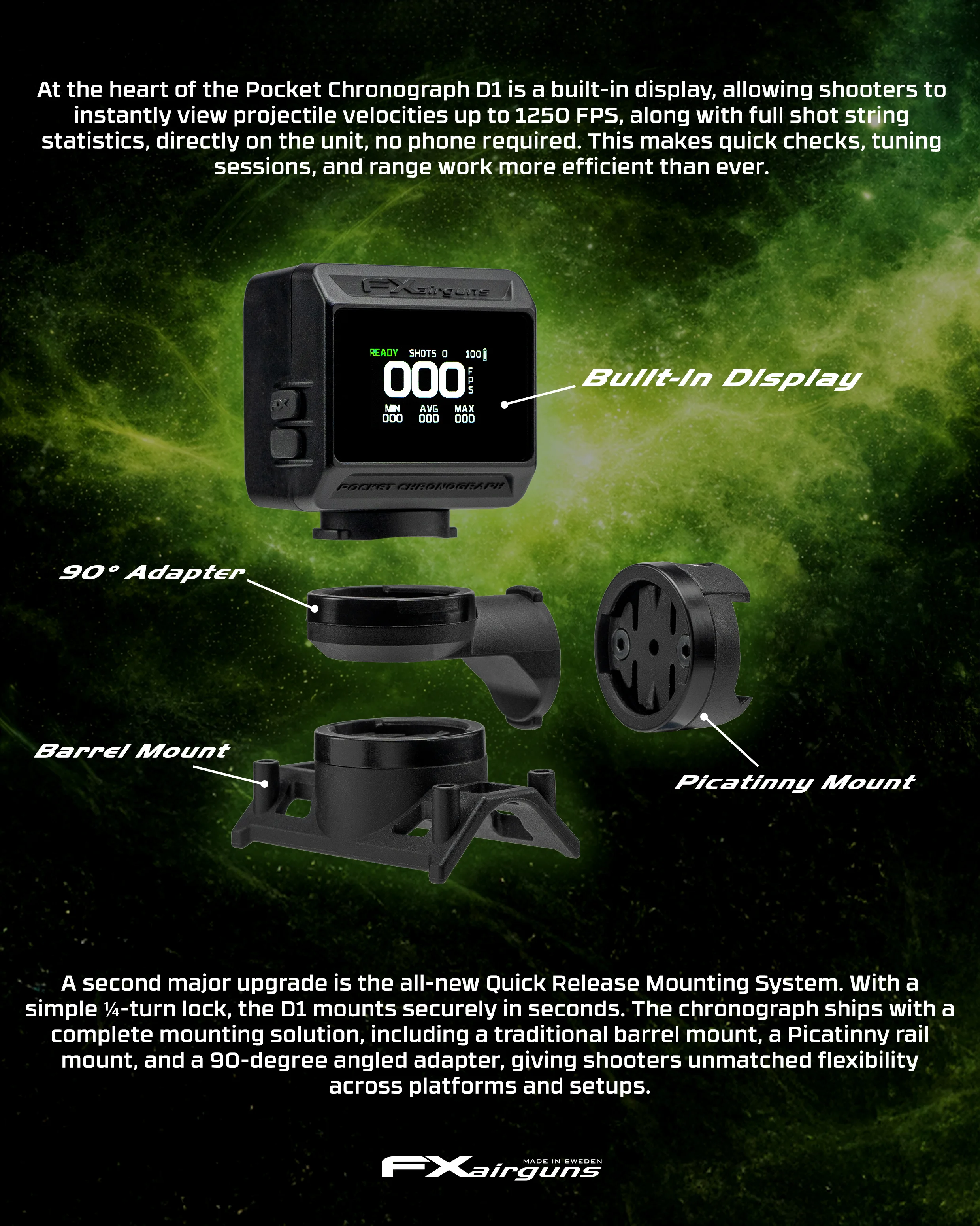 FX Chronograph Pocket D1