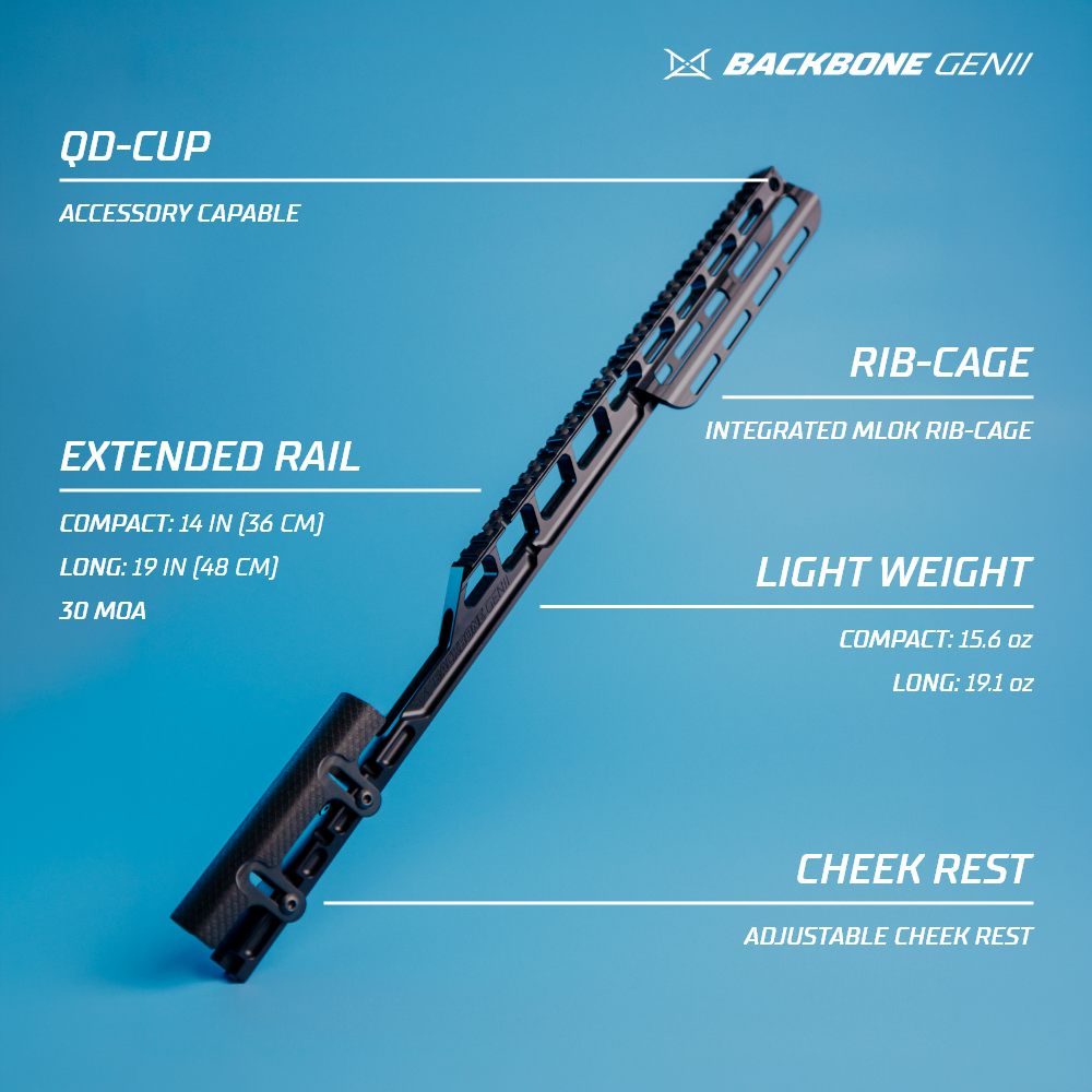 AirMarksman Backbone Gen2 Long (Black)