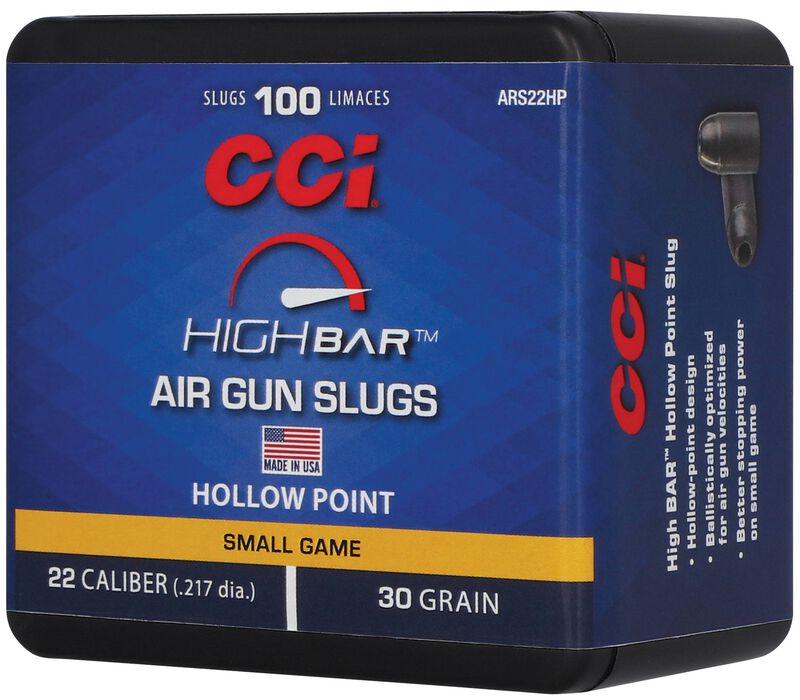 CCI - High Bar Air Gun Slugs, .22, 30 Grain, Hollow Point