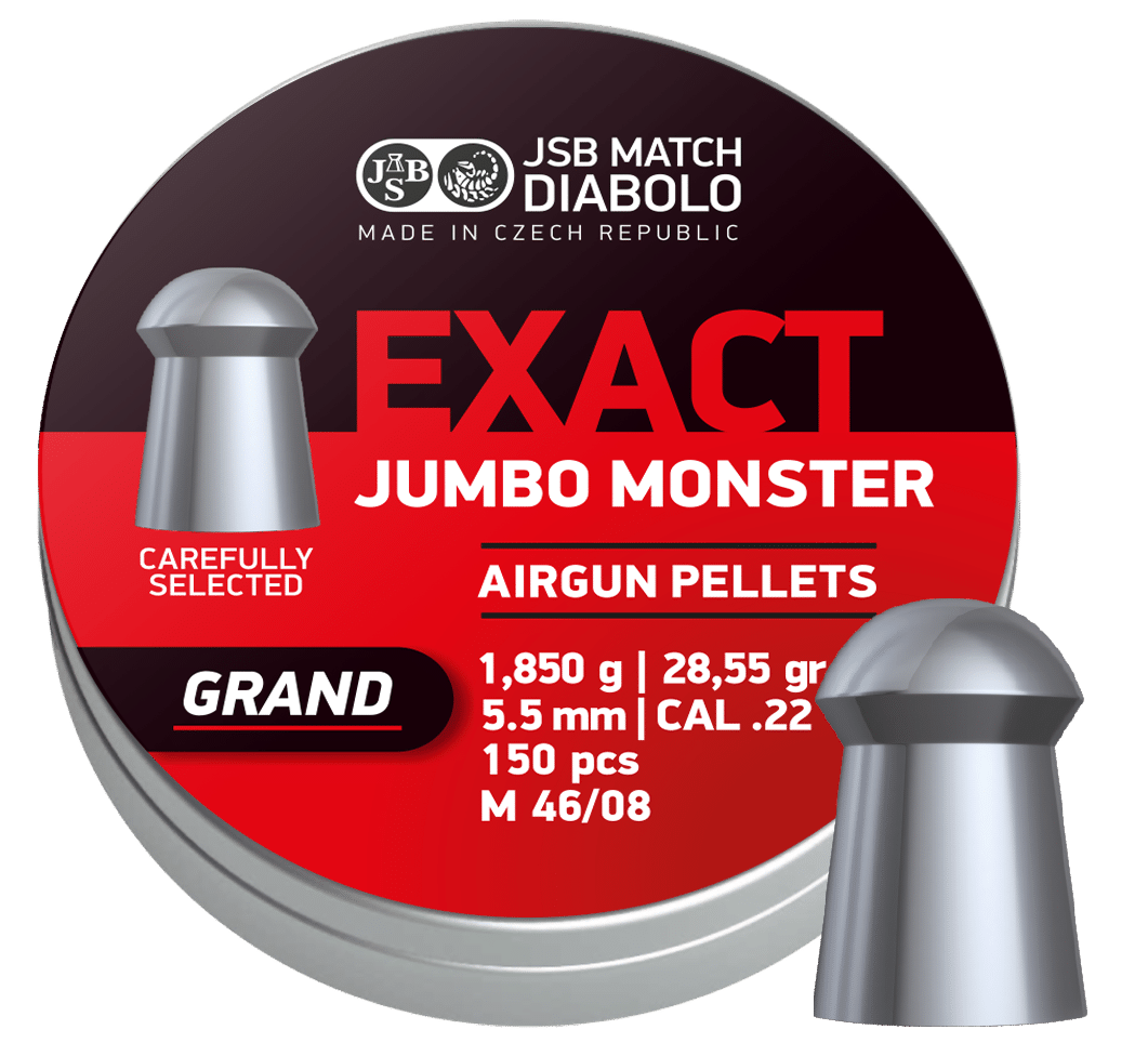 JSB Airgun Pellets - Exact Jumbo Monster Grand .22 Cal