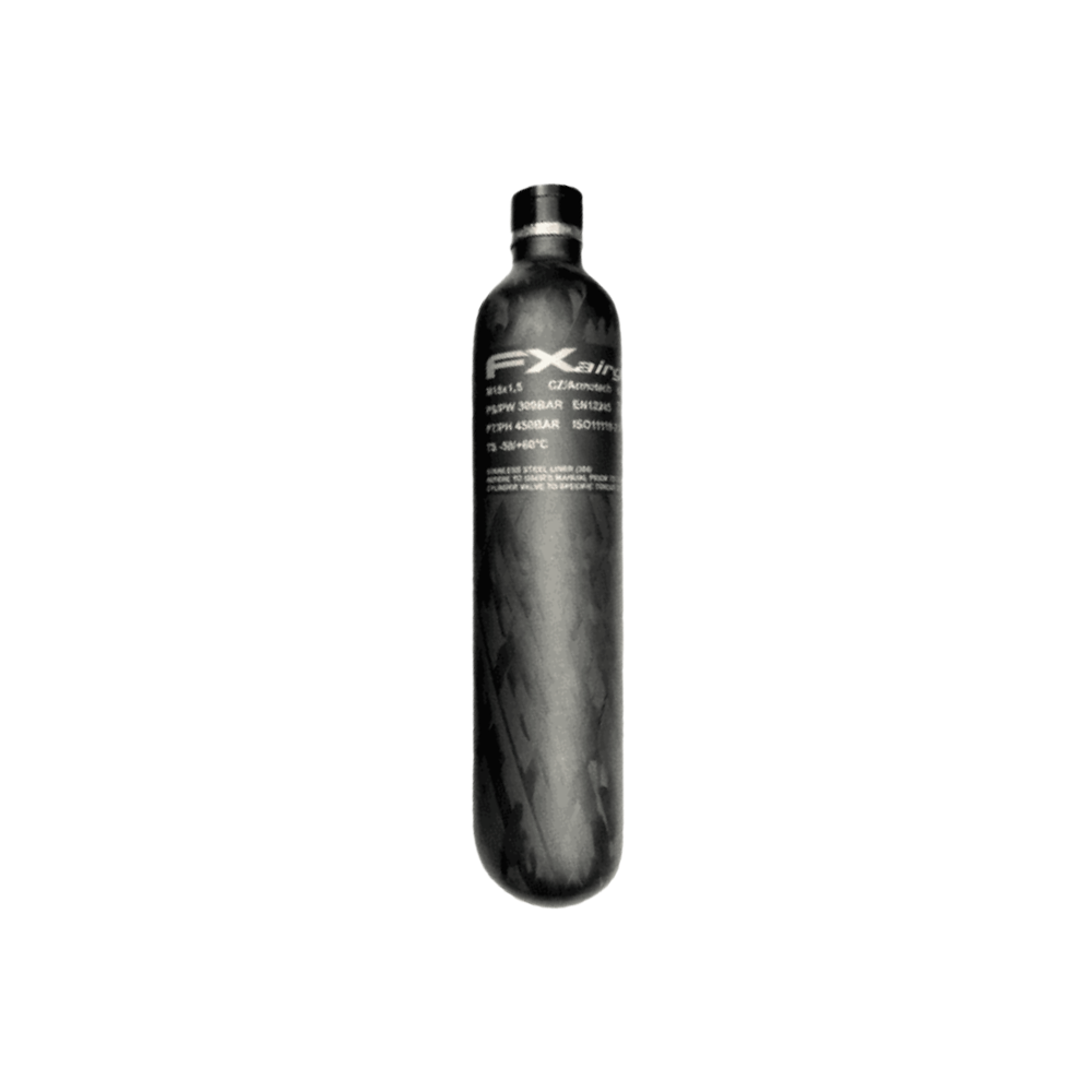 FX 300 BAR Carbon Fiber Bottle with Valve 480cc