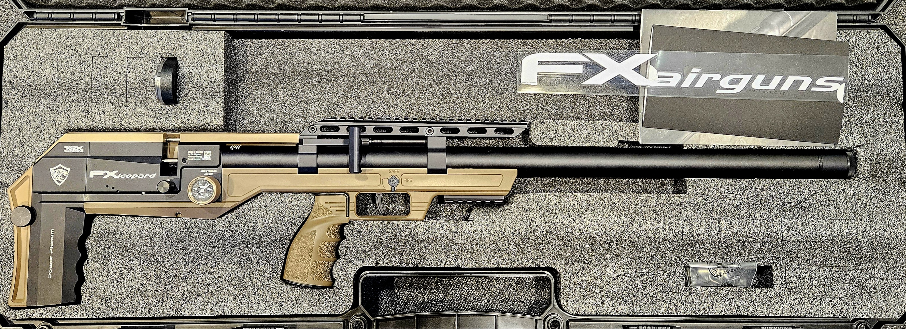 OPEN BOX FX Leopard .22 Sniper FDE Airgun
