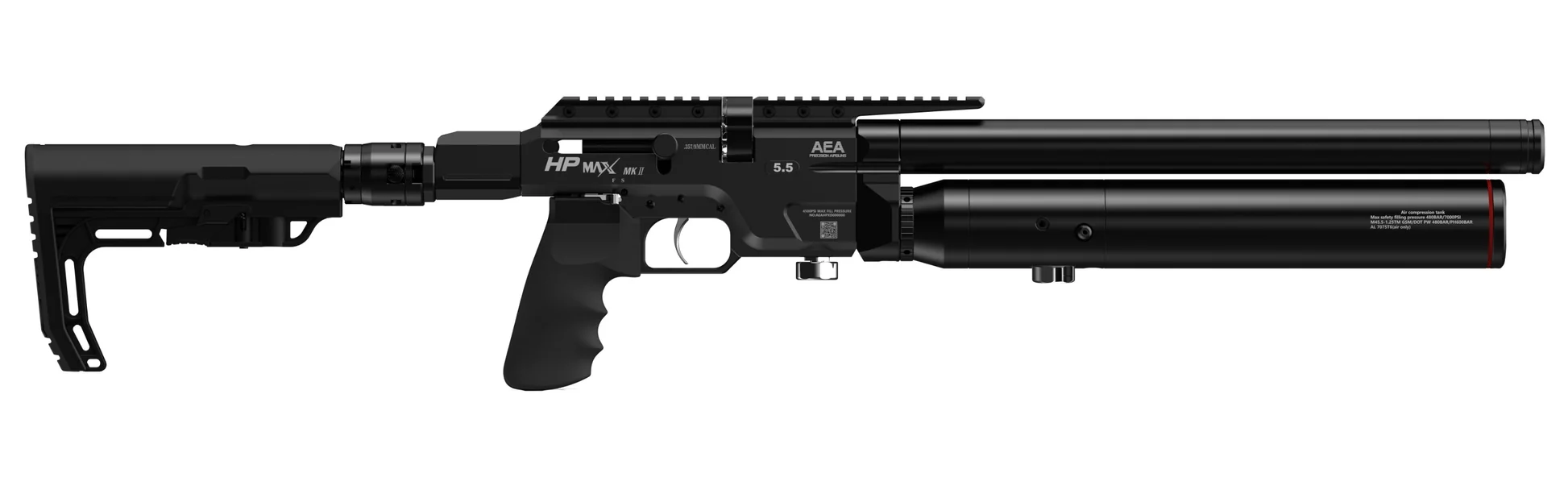 AEA HP Max Mark2 7,000 PSI PCP Air Rifle (24 Inches)