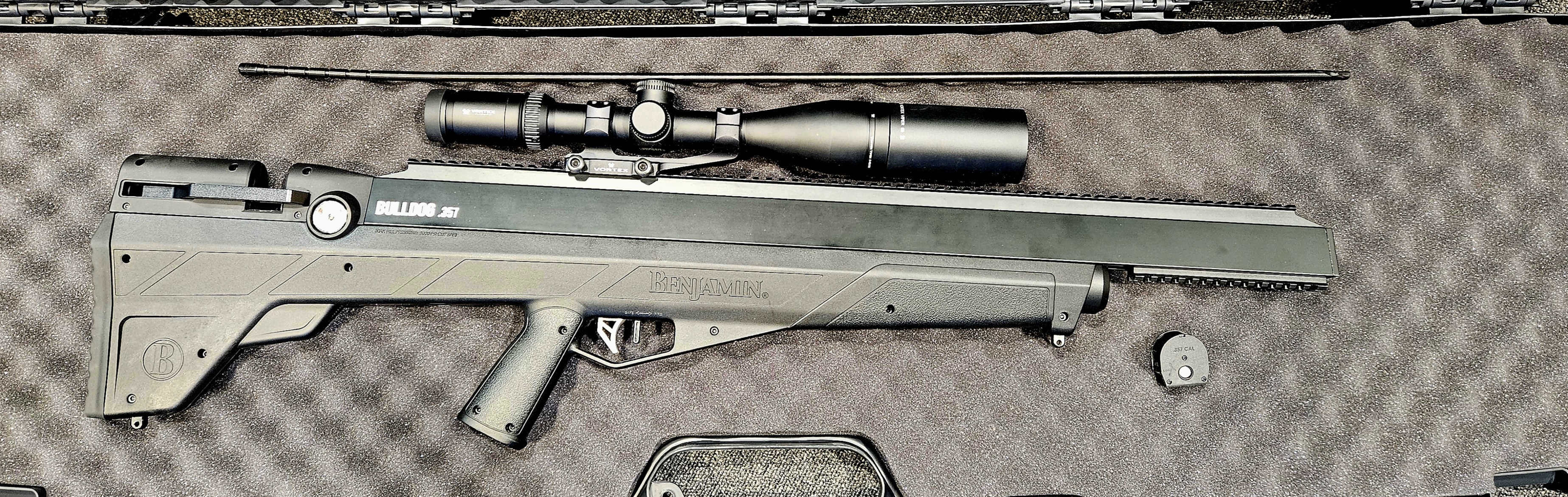 USED Benjamin Bulldog .357 Airgun Package
