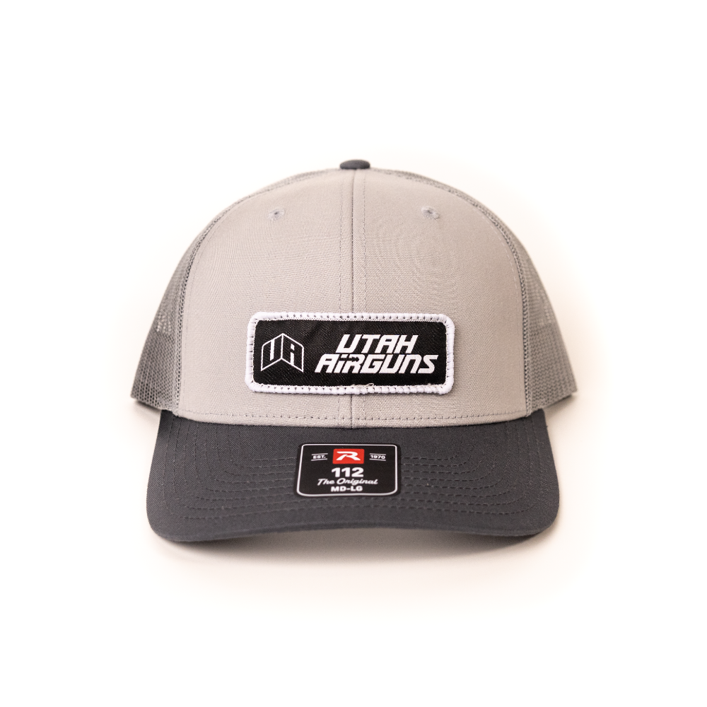 Utah Airguns Grey-Grey Throwback Hat Front