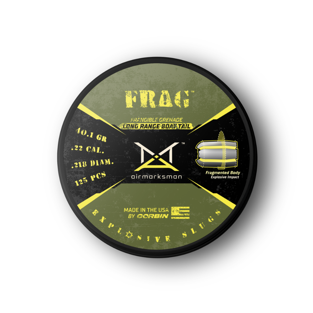 Airmarksman FRAG Frangible Grenade Slugs – .22 40.1 gr. (.218) – 125ct