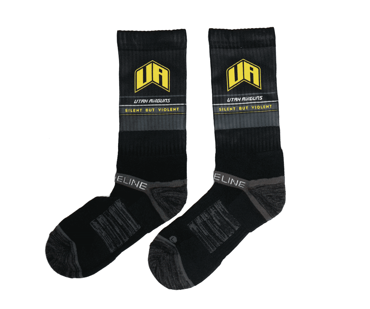 UA Socks - "Silent But Violent" (Black)