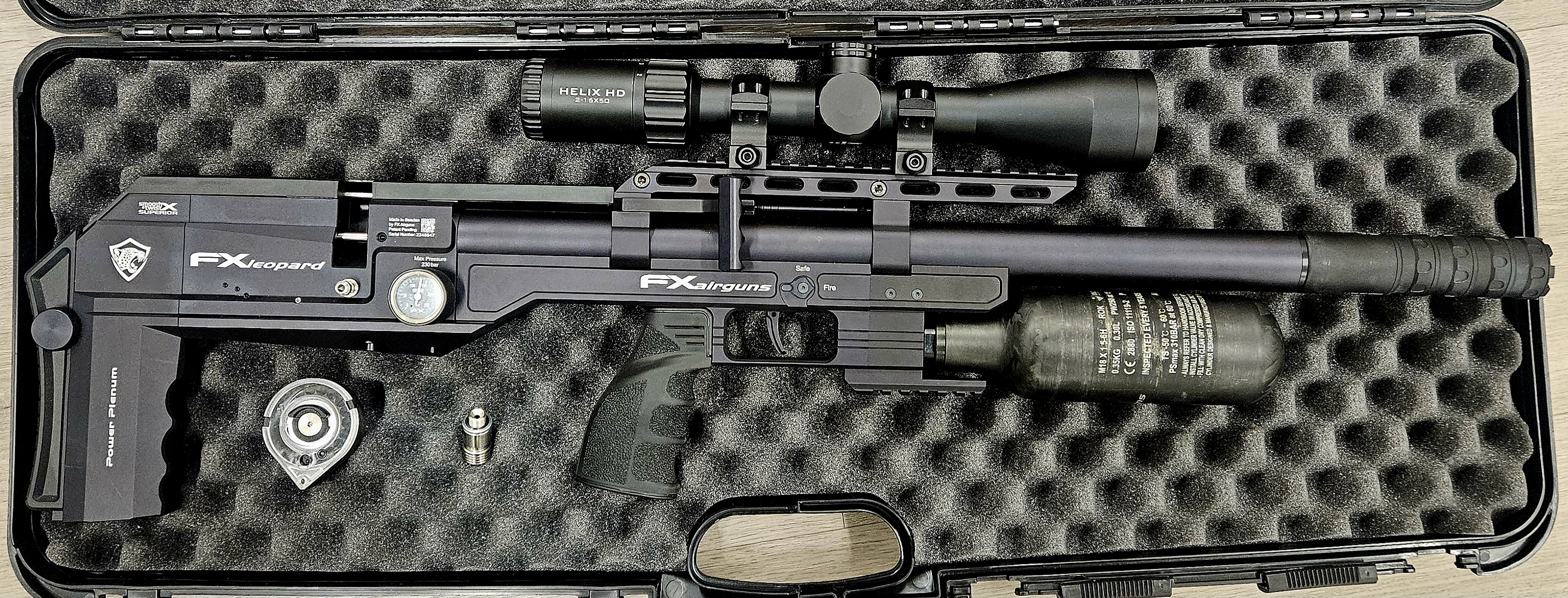 USED FX Leopard Compact Bottle .22 Airgun Package