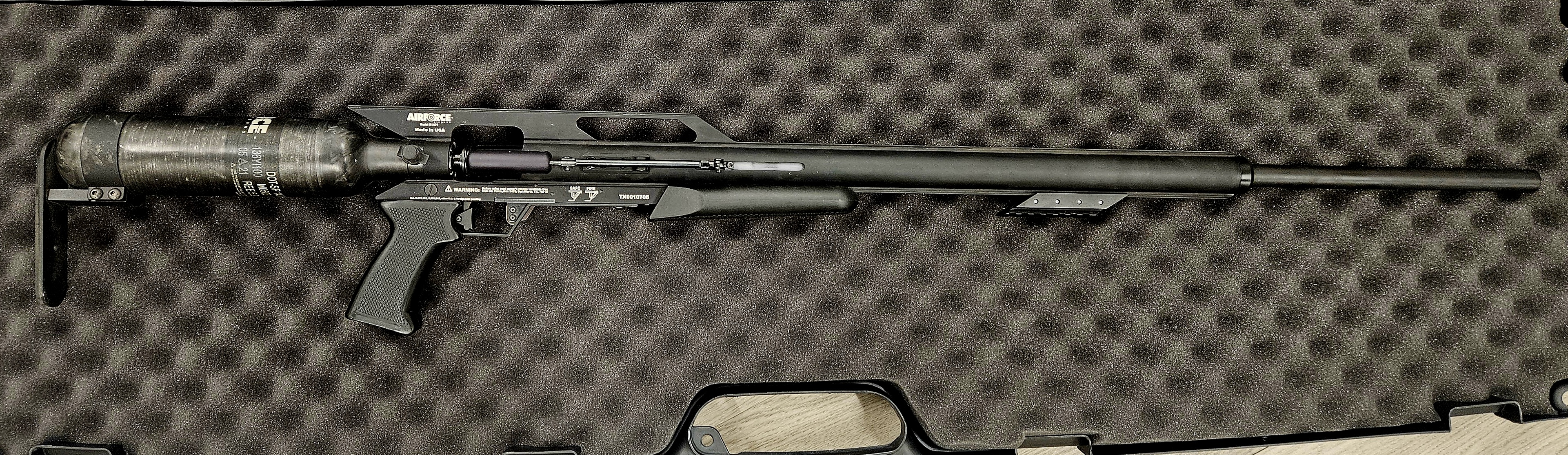 USED  Airforce Texan .50 Carbon Fiber Airgun
