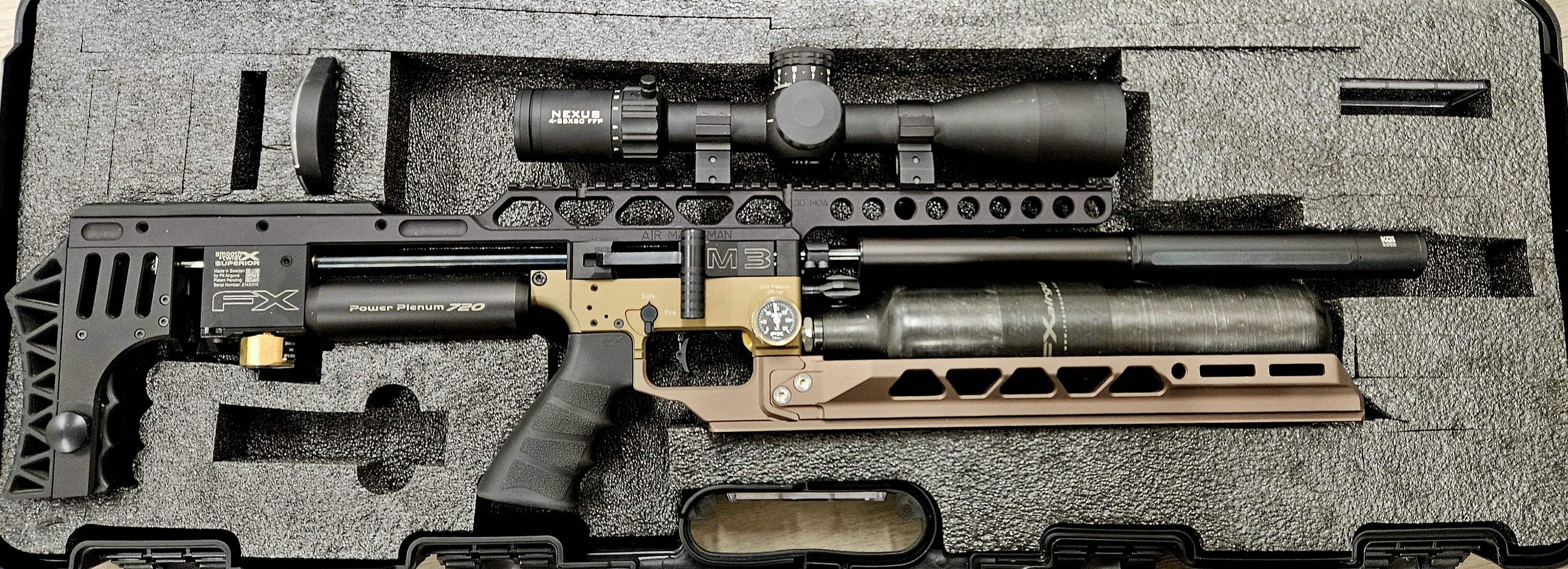 USED  FX Impact M3 .22-500 Bronze Airgun Package